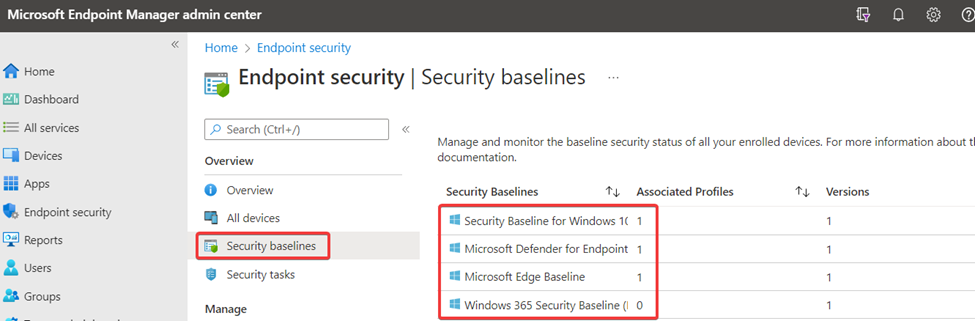 Windows 10/11 Compliance Policy screenshot showing where to find Microsoft Defender for Endpoint Exposure Level